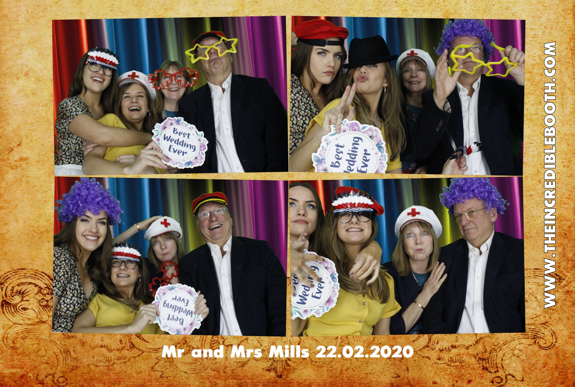Mr & Mrs Mills | View more photos from the event at gallery.myphotoboothexperience.co.uk/u/MyPhotoBoothExperienceLtd/Mr-Mrs-Mills